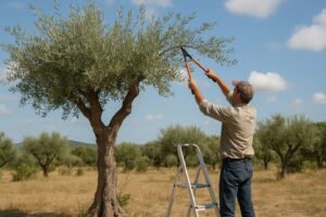 Comment tailler un olivier trop haut