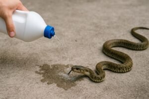 Javel contre les serpents