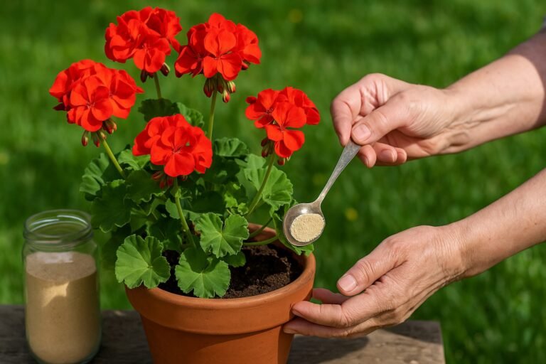 Recette de grand-mère pour avoir de beaux géraniums