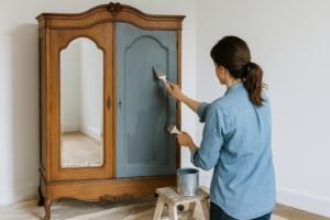 Relooker une armoire à glace ancienne