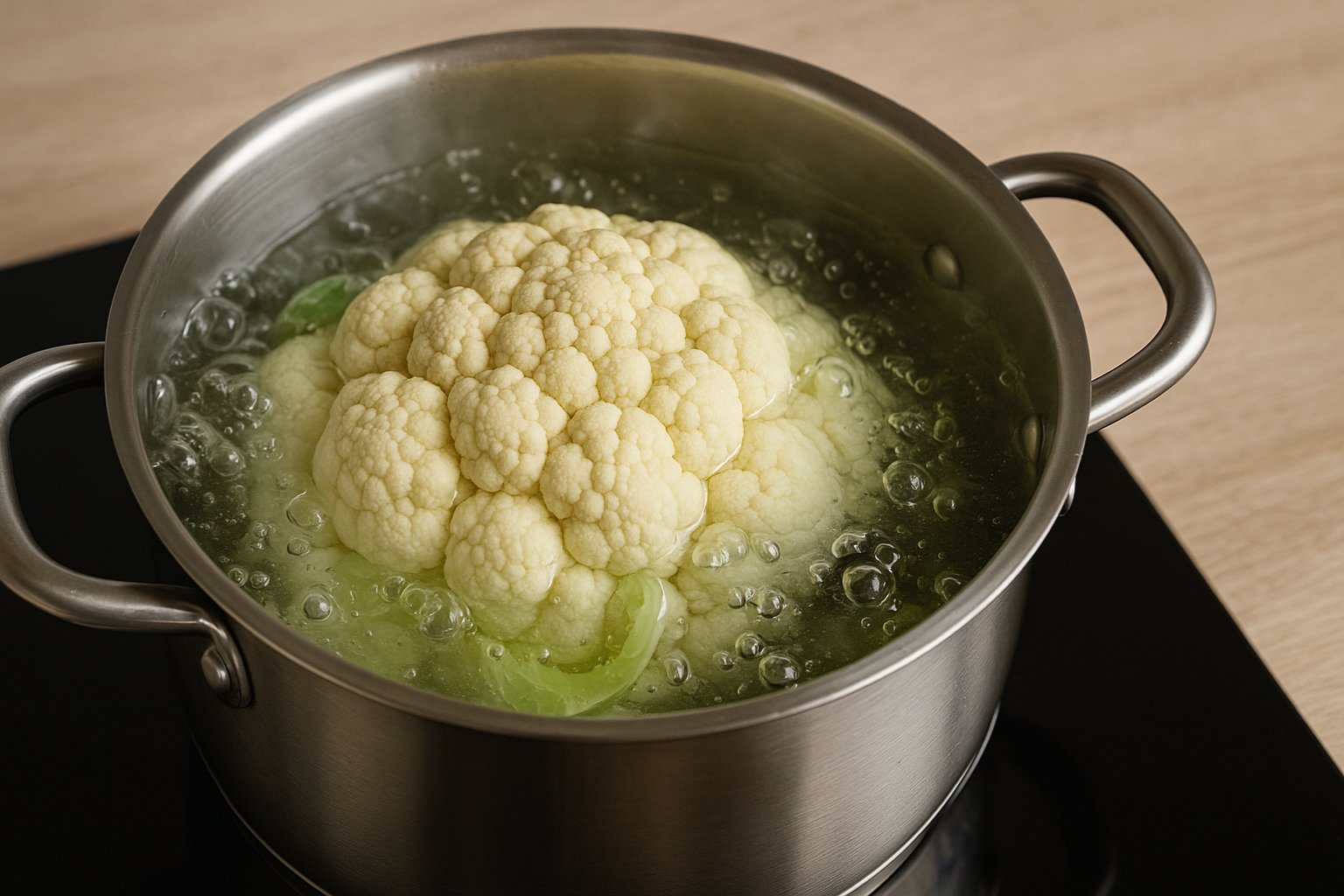 Temps de cuisson chou fleur à l'eau