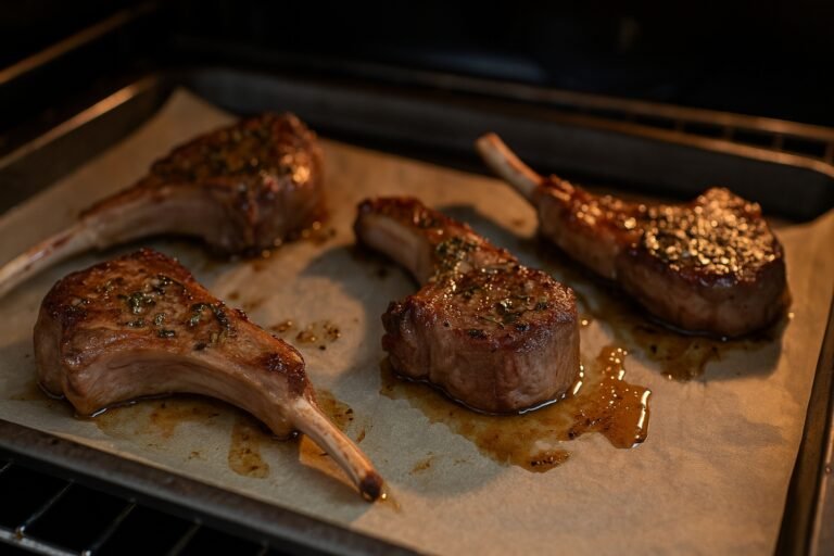 Temps de cuisson côtelette d'agneau au four