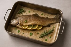 Temps de cuisson de la truite au four