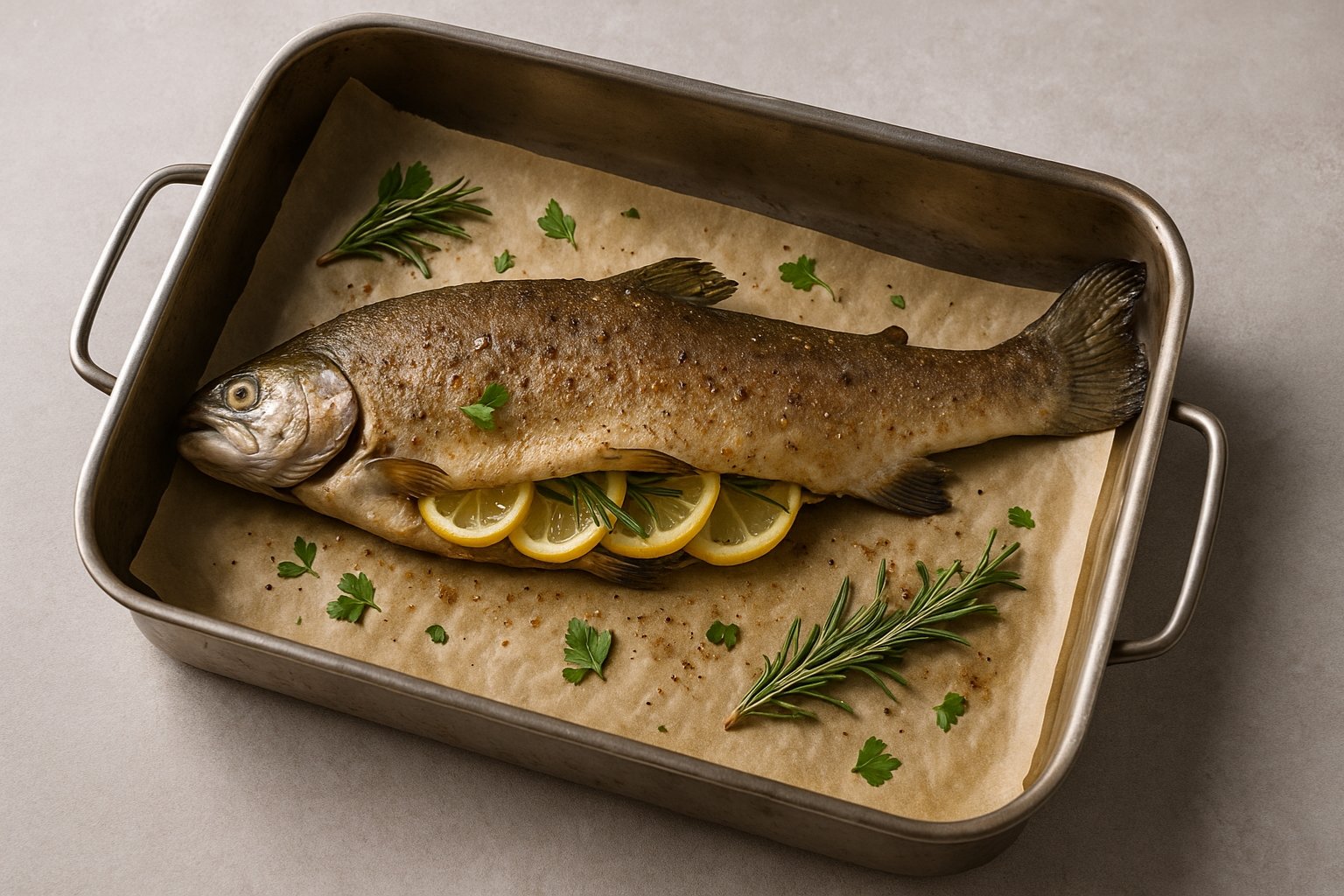 Temps de cuisson de la truite au four