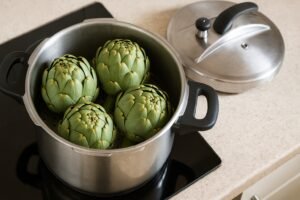 Temps de cuisson des artichauts à la cocotte minute