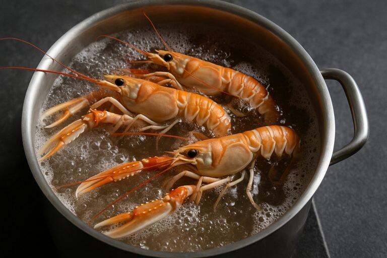 Temps de cuisson des langoustines vivantes