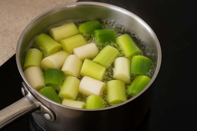 Temps de cuisson des poireaux
