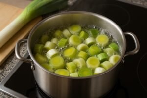 Temps de cuisson du poireau