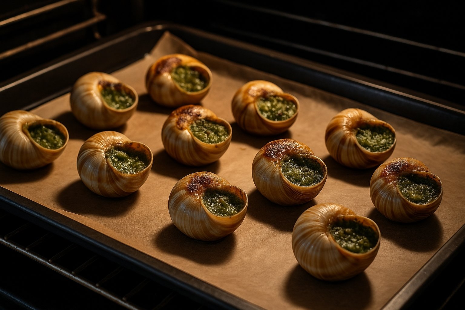 Temps de cuisson escargots au four