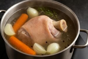 Temps de cuisson jarret de porc demi sel à l'eau