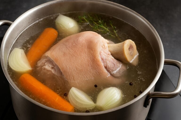 Temps de cuisson jarret de porc demi sel à l'eau