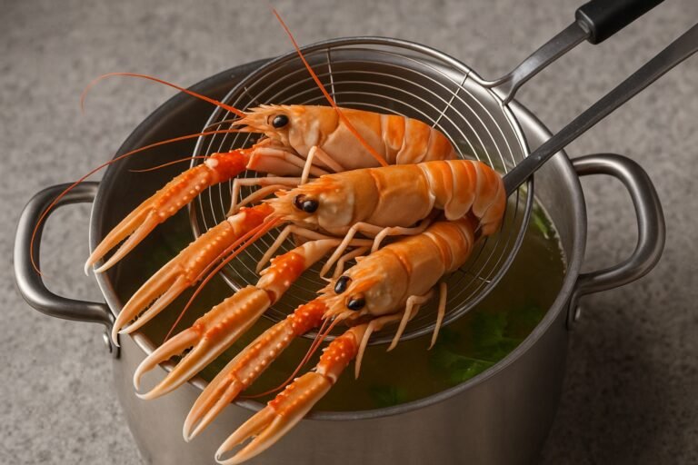 Temps de cuisson langoustines au court bouillon