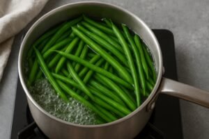 Temps de cuisson pour les haricots verts