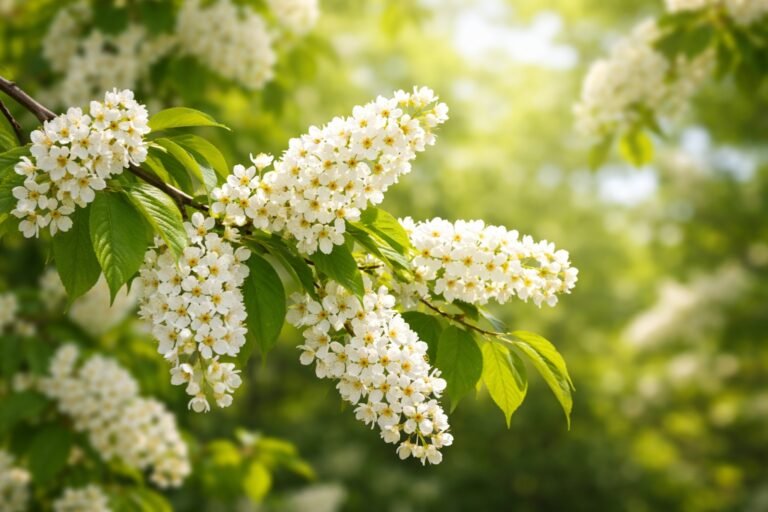 Cerisier à grappes, Prunus padus