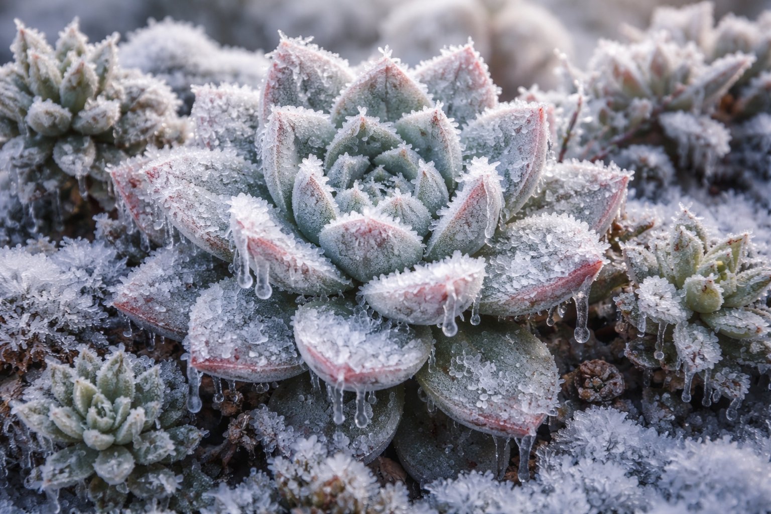 Est-ce que les succulentes gèlent