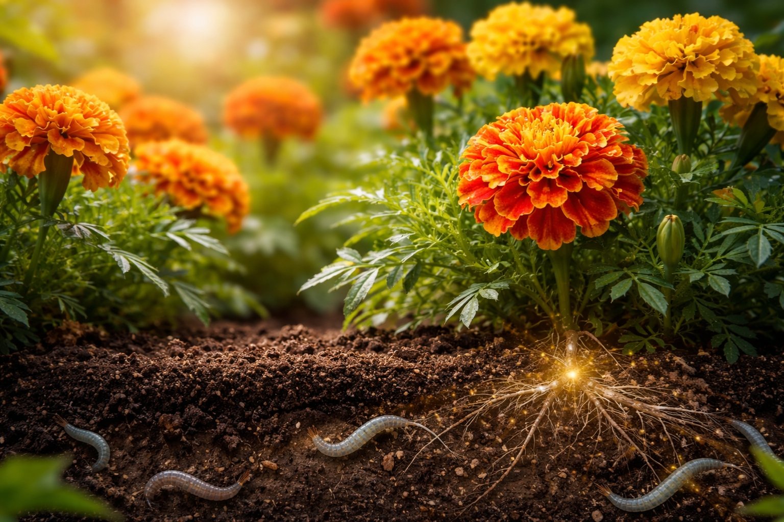 Les tagètes nématicides