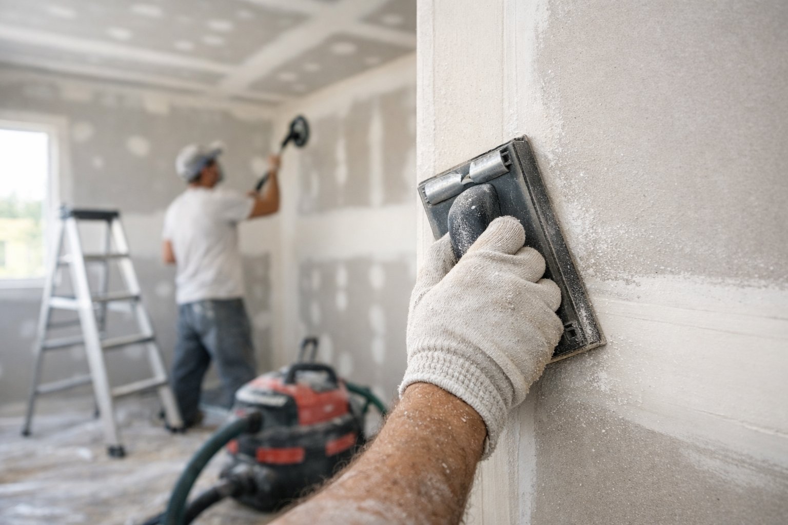 Combien de temps pour poncer les bandes de placo