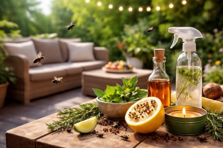 Comment éloigner les mouches sur la terrasse