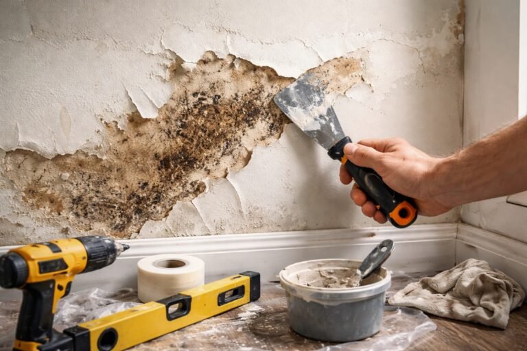 Comment réparer un placo abimé par l'humidité