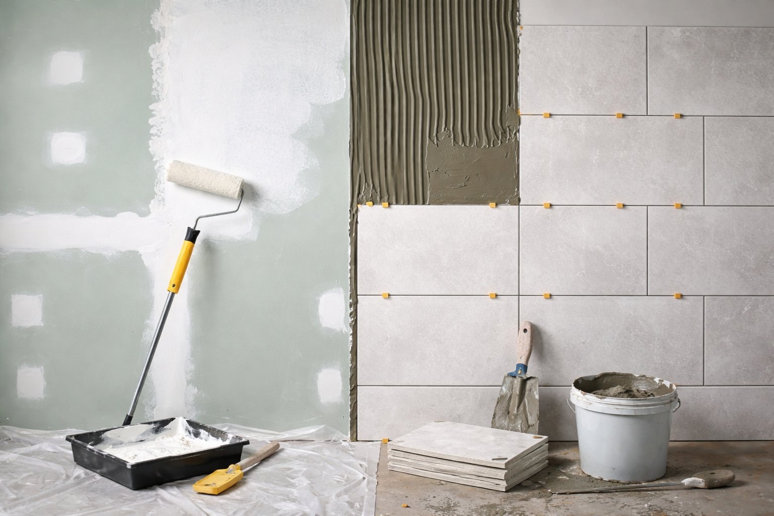 Faut il peindre le placo avant de carreler