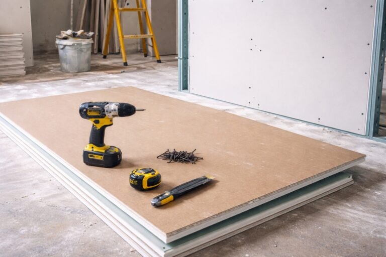 Peut-on poser une plaque de placo à l'envers