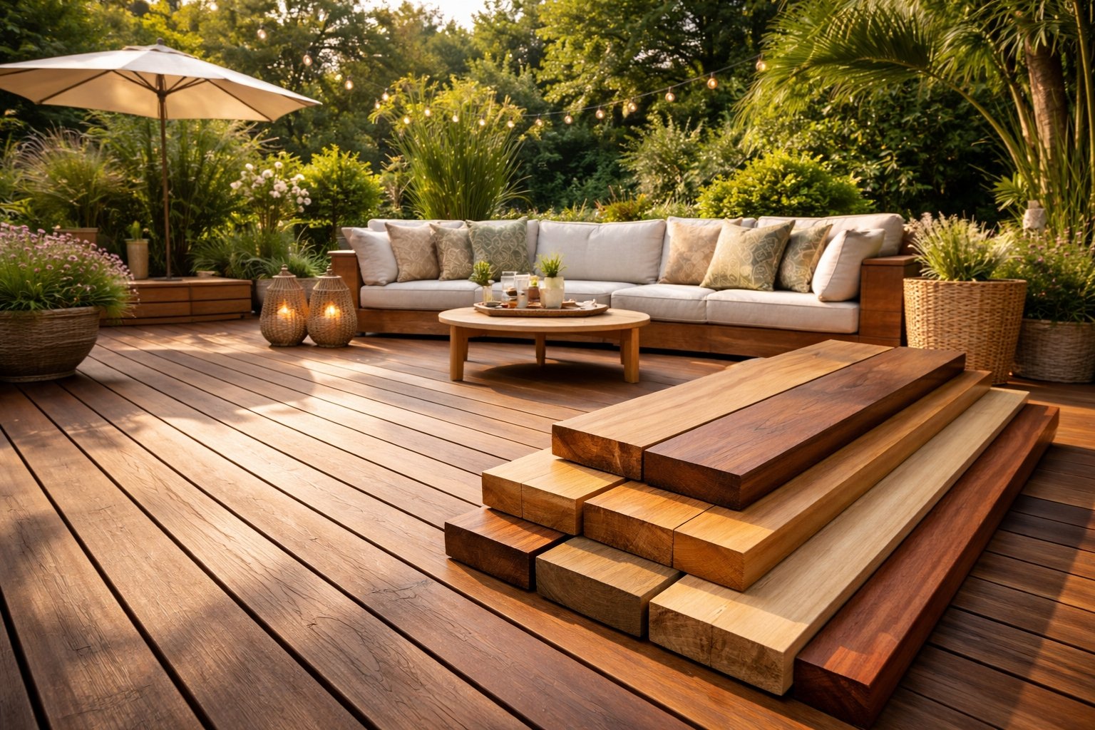 Quel est le meilleur bois pour une terrasse extérieure