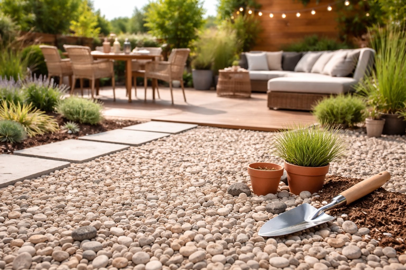 Quel gravier pour terrasse