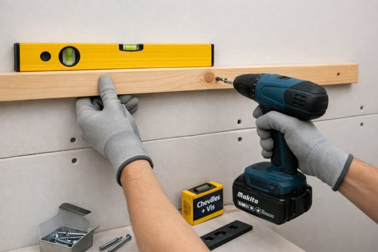 Quelle cheville pour fixer tasseau sur placo