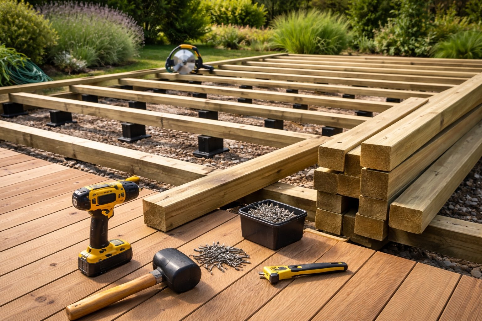 Quelle lambourde pour terrasse bois