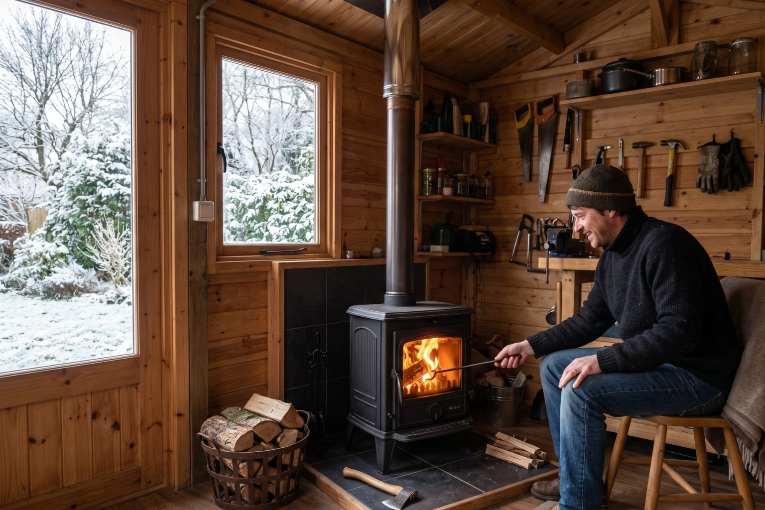 Comment chauffer un abri de jardin