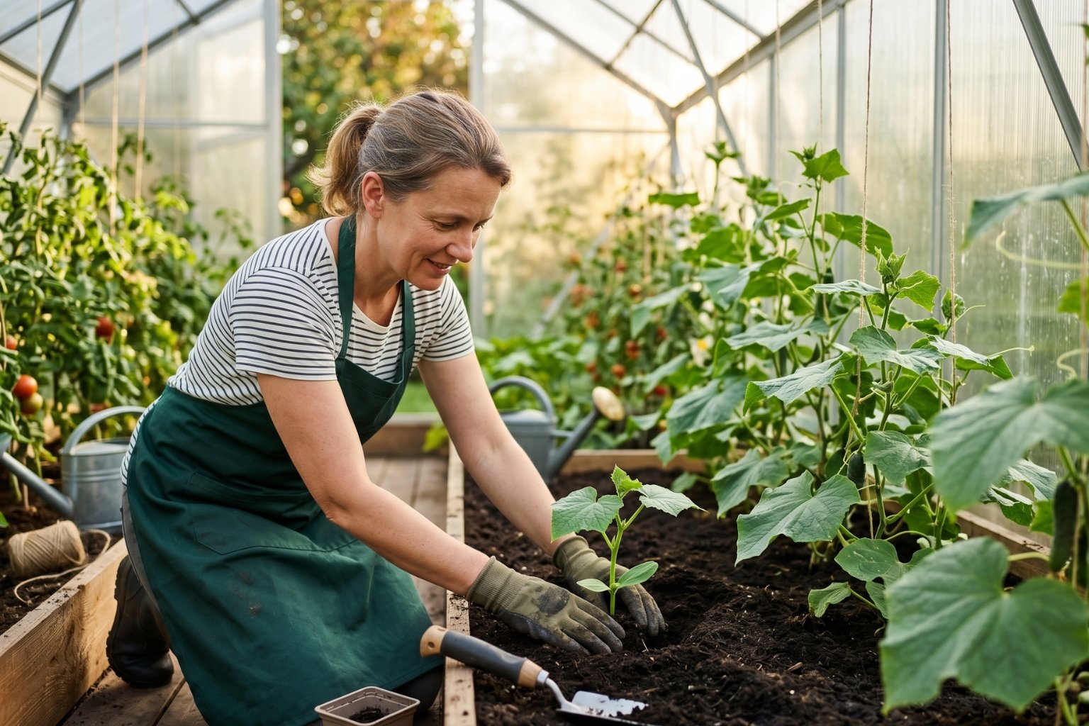 Quand planter concombre sous serre