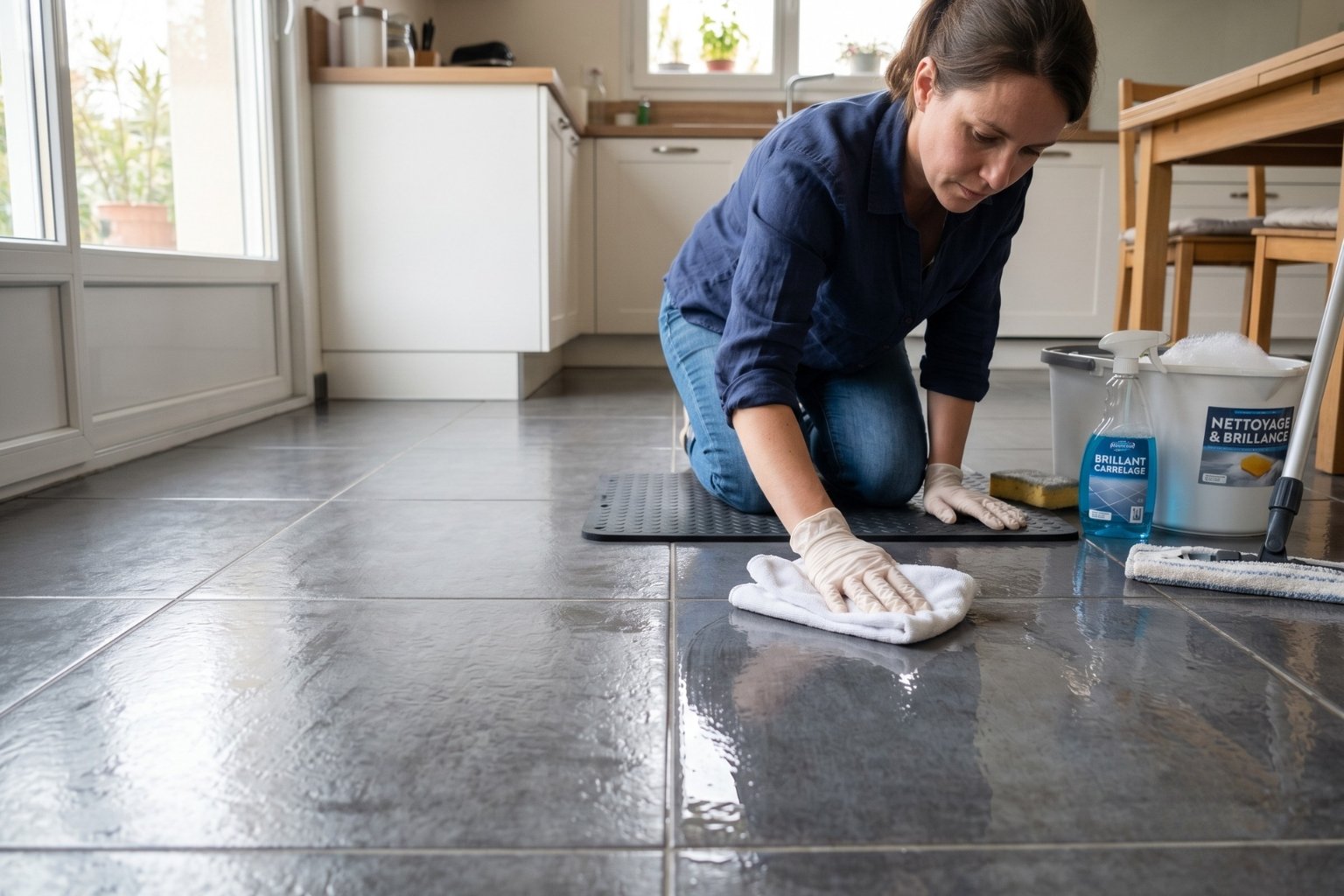 Comment faire briller un carrelage