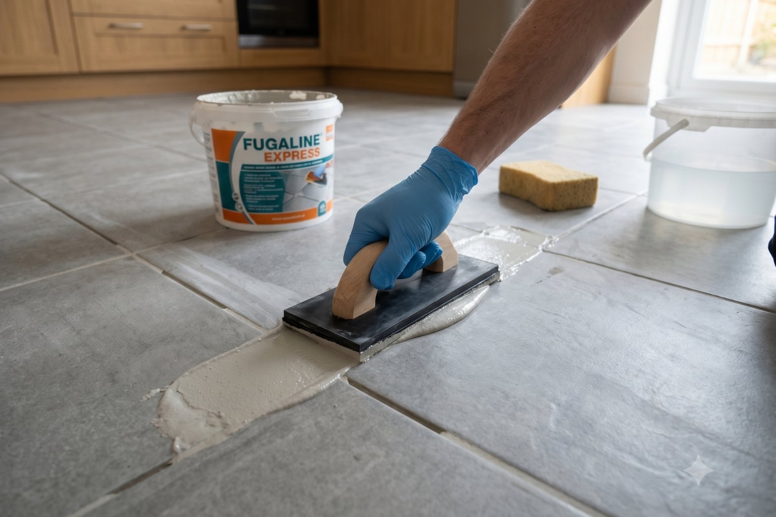 Comment faire un joint de carrelage avec Fugaline express