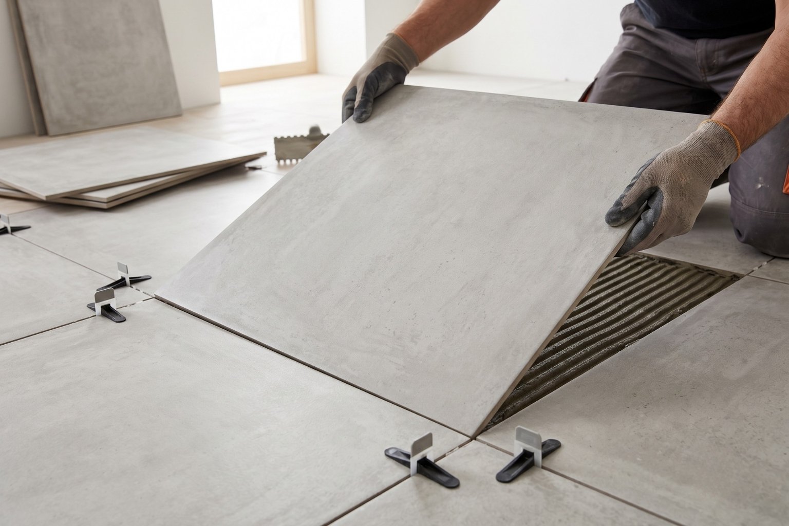 Comment poser le carrelage rectifié Ceramimax série 600