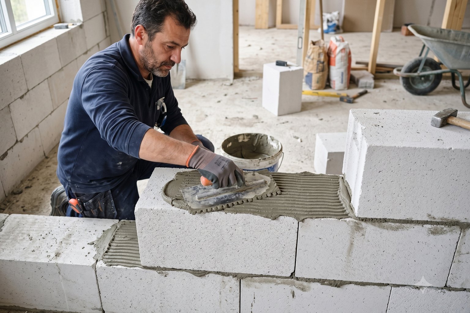 Peut-on coller du siporex avec de la colle à carrelage