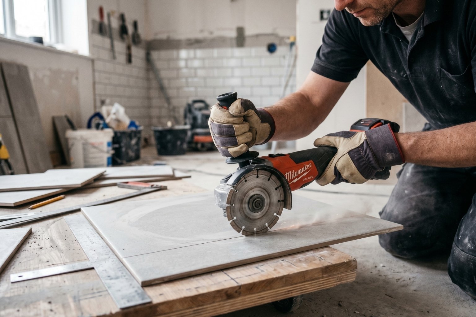 Quel disque pour couper du carrelage à la meuleuse