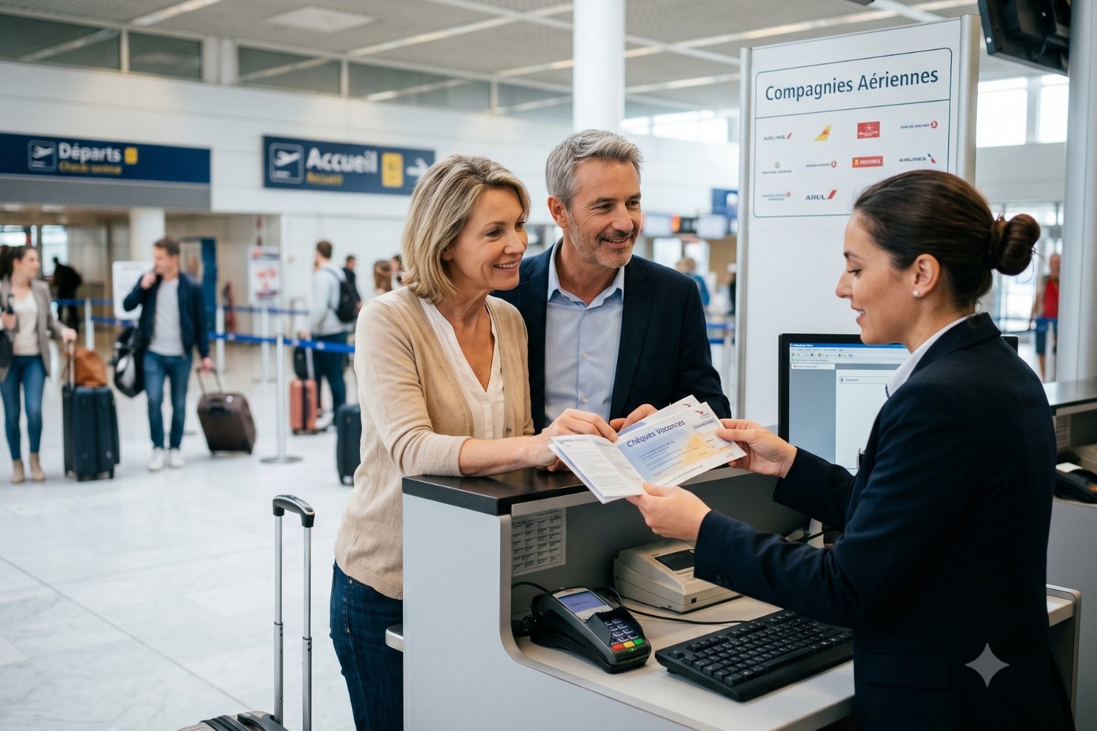 Quelle compagnie aérienne accepte les chèques vacances