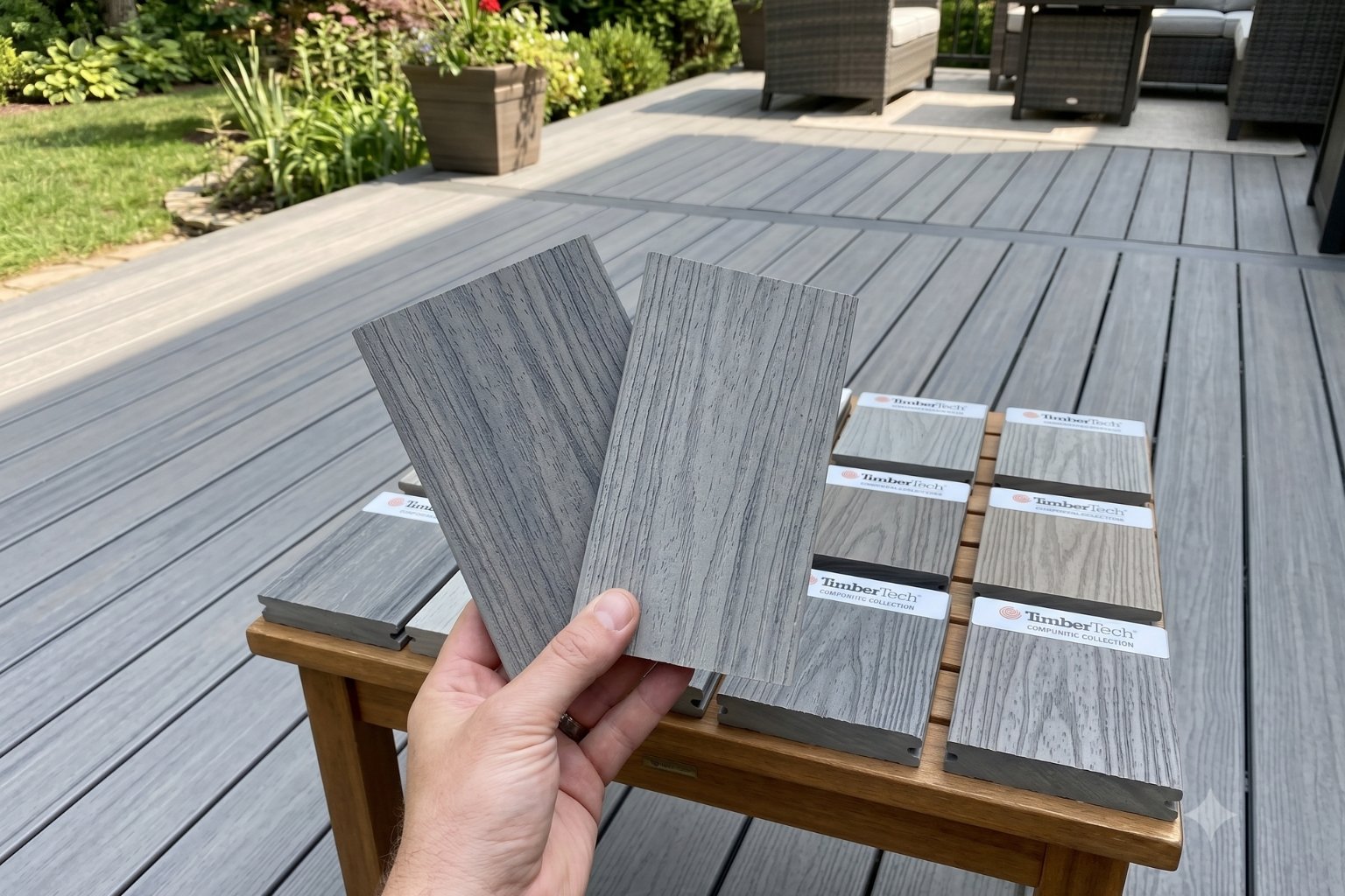 Quelle lame de terrasse composite TimberTech grey choisir